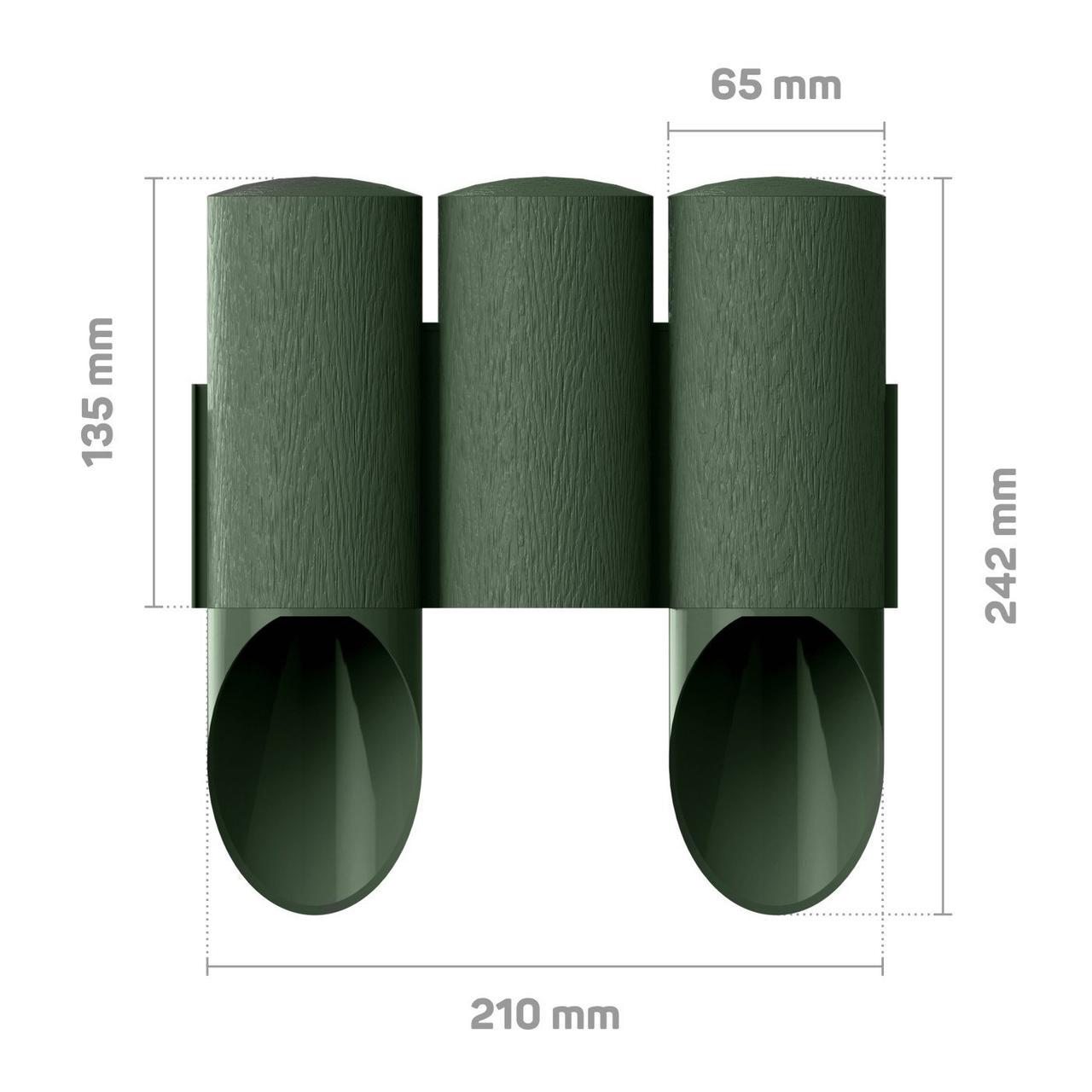 Газонне огородження Cellfast Maxi 2,1 м Зелений (34-012) - фото 2