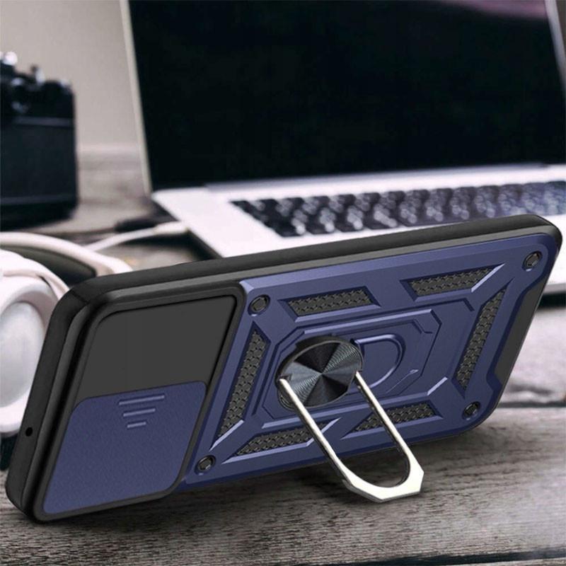 Противоударный Ударопрочный чехол Camshield Serge Ring для Samsung Galaxy A35 Синий - фото 3 Противоударный Ударопрочный чехол Camshield Serge Ring для Samsung Galaxy A35 Синий - фото 3