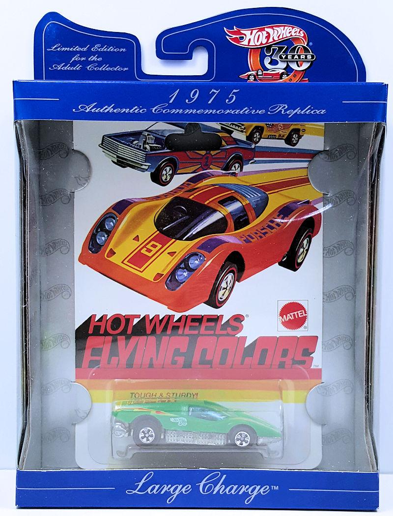 Игрушечная машинка Hot Wheels Large Charge 1998 HW 30th Anniversary 1975 Flying Colors (18864)