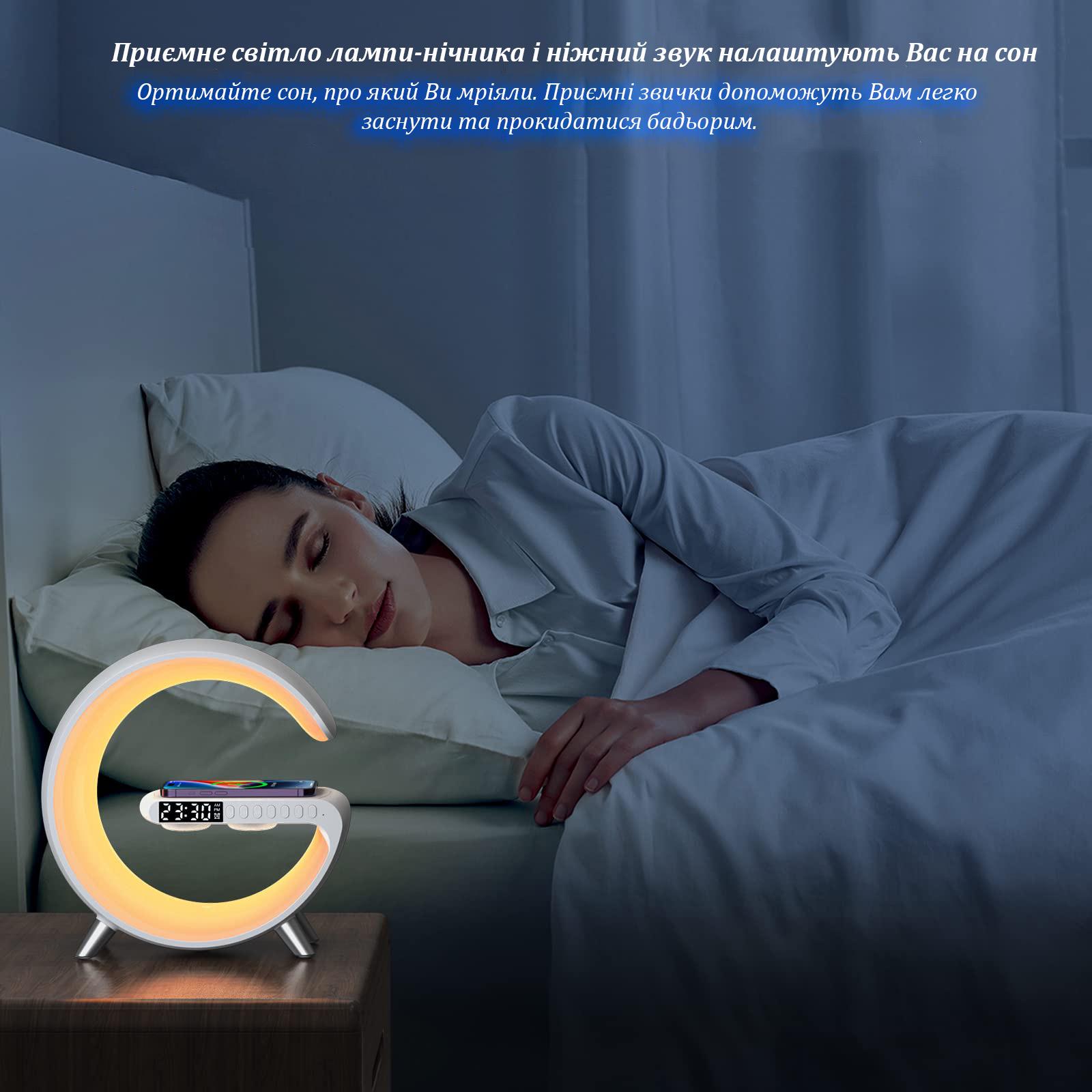 Ночник HappyLight WS-1816 G-Smart Light Sound Machine RGB 10W 15W (12832148) - фото 10 Ночник HappyLight WS-1816 G-Smart Light Sound Machine RGB 10W 15W (12832148) - фото 10