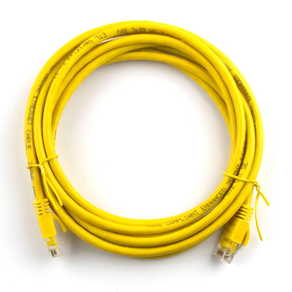 Патч-корд литий Ritar UTP RJ45 Cat,5e 3 м Cu мідь Q200 Жовтий Патч-корд литий Ritar UTP RJ45 Cat,5e 3 м Cu мідь Q200 Жовтий