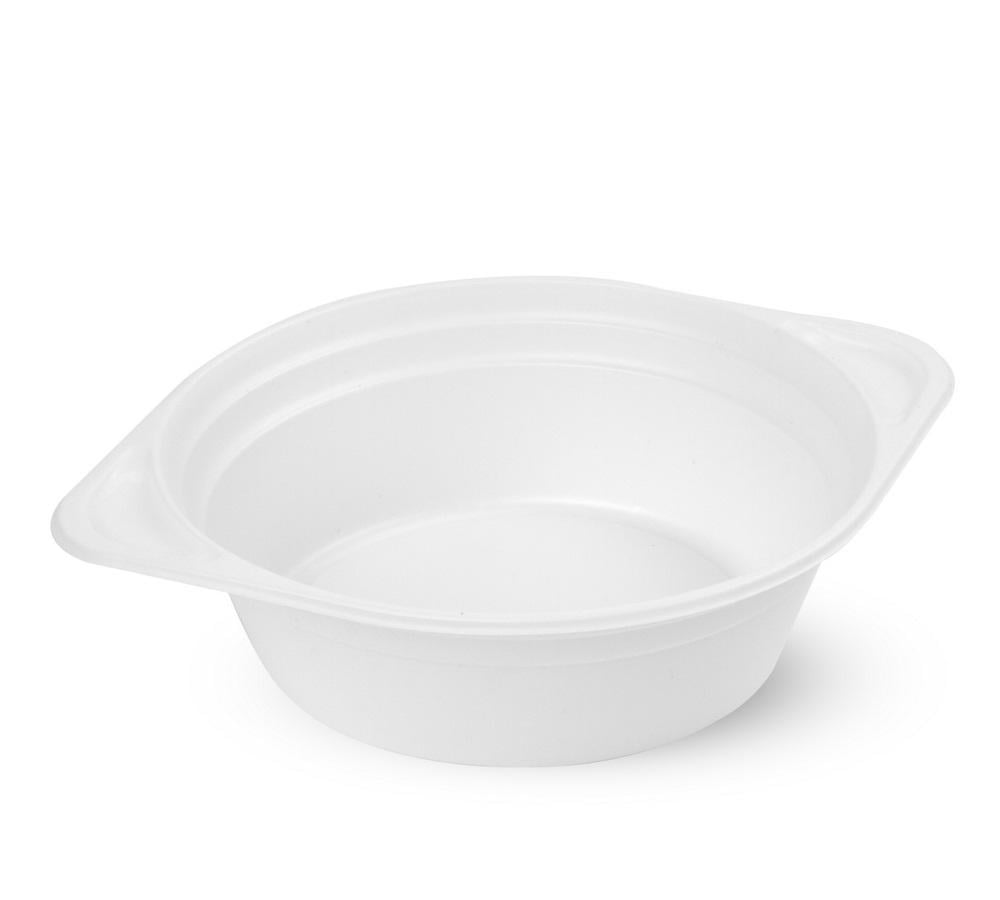 Миска 500 мл РЕТ 100 шт. Белый (30260)