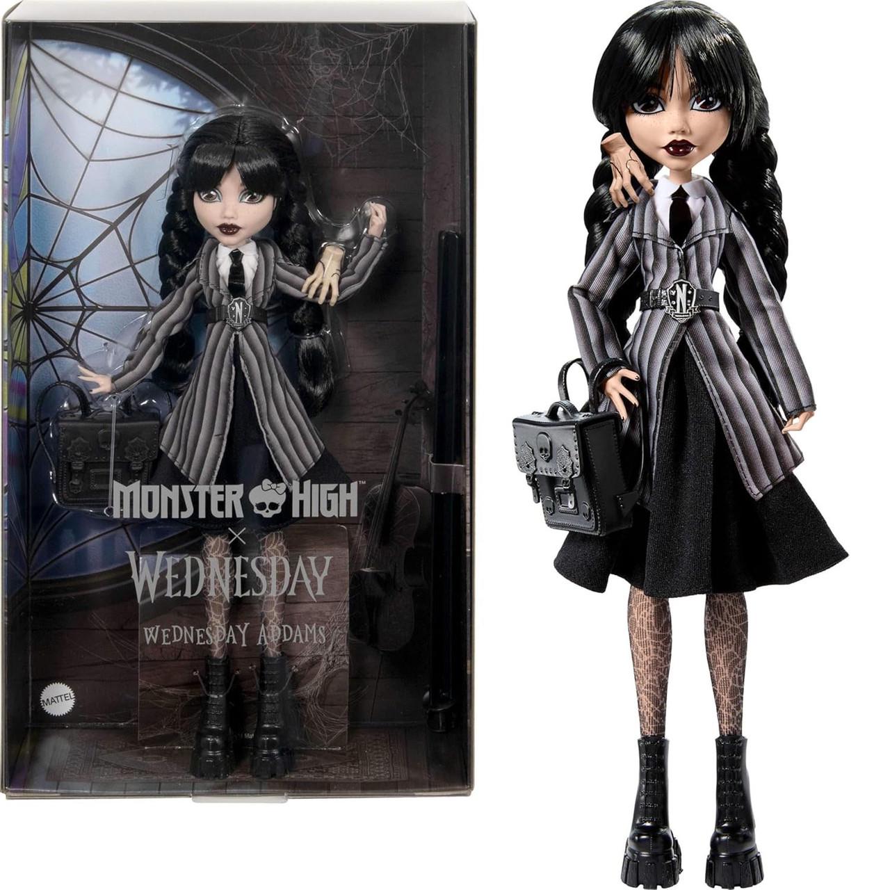 Лялька Mattel Monster High Wednesday у шкільній формі (HXJ04)