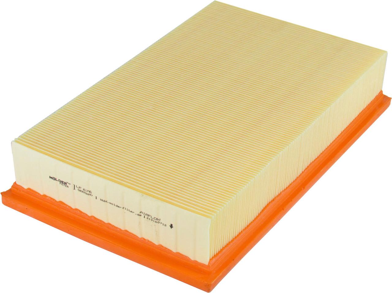 Фильтр воздушный Molder VW T-5 с 03 г.в. 1.9TDI 2,0 2,0BiTDI 2.5TDI 3,2 LF676 7E01296207H0129620