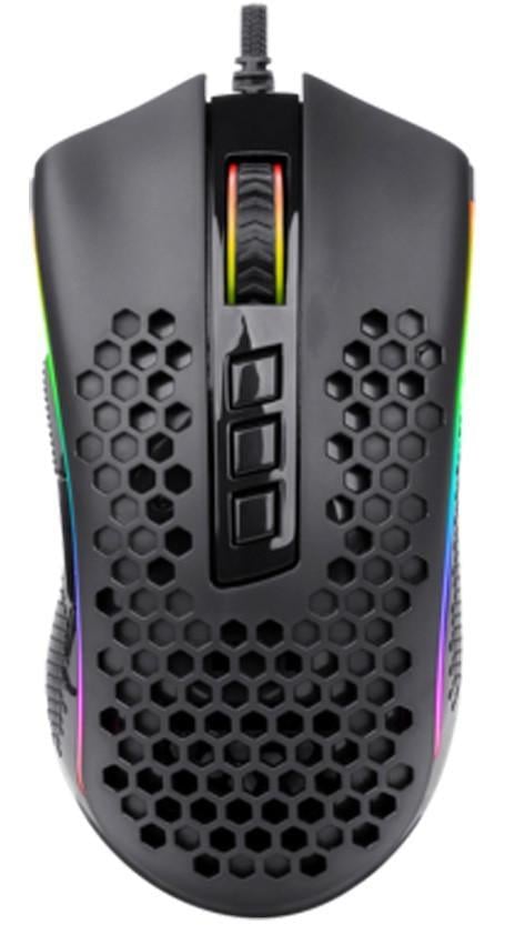 Компьютерная мышка игровая Redragon Storm Elite RGB 16000 dpi 10 кнопок Черный (36260929)
