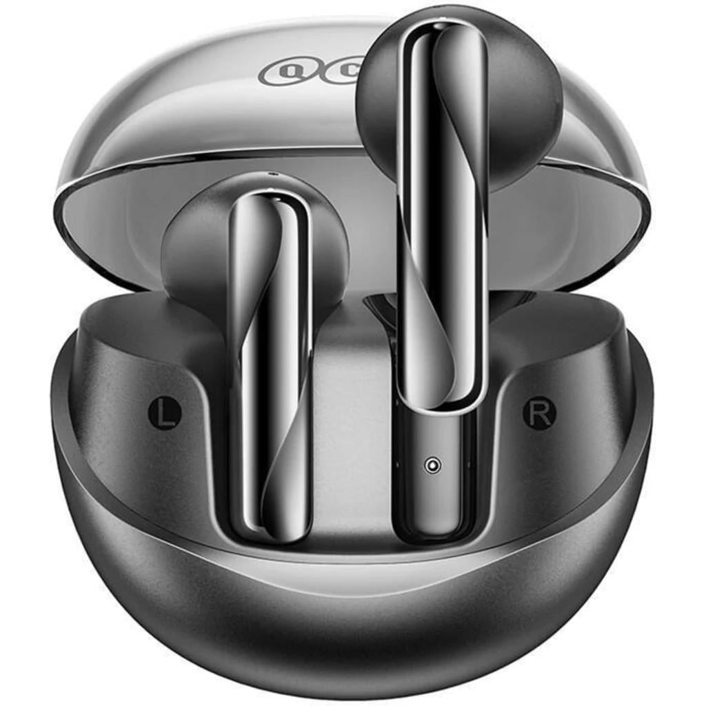 Наушники беспроводные QCY T32 AilyBuds Clear TWS в кейсе Черный (2443948824)