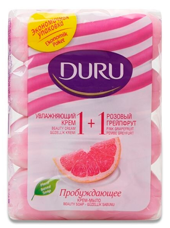 Мыло Duru Soft Sensations 1+1 Грейпфрут 4 шт. 80 г (3051)