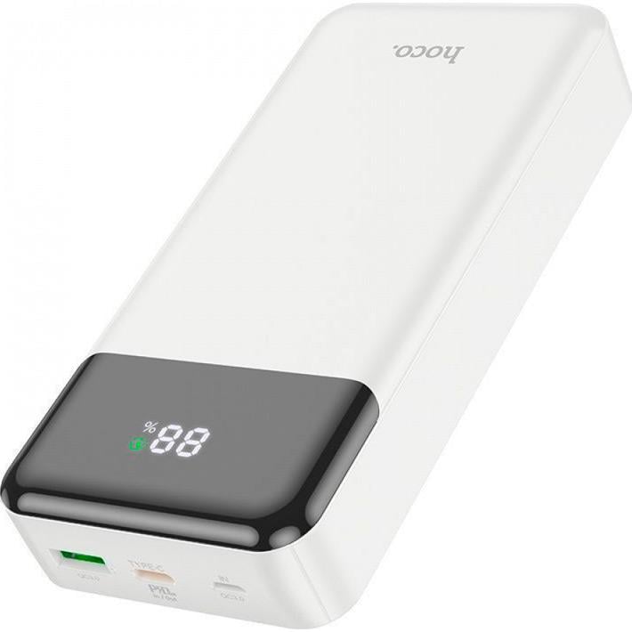 Зовнішній акумулятор Hoco J102A Cool Figure 20000 mAh 20W White - фото 2 Зовнішній акумулятор Hoco J102A Cool Figure 20000 mAh 20W White - фото 2