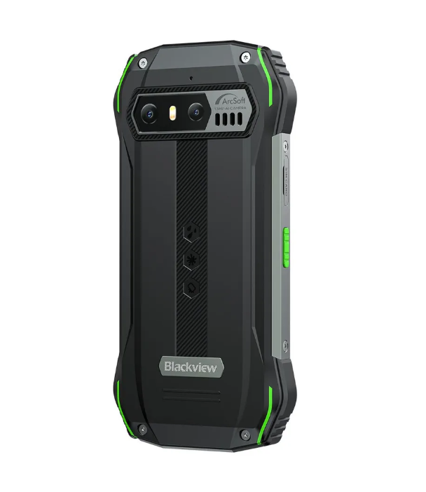 Смартфон Blackview N 6000 SE 4/128 Гб 4G/NFC/IP69K Black/Green (24788232) - фото 5