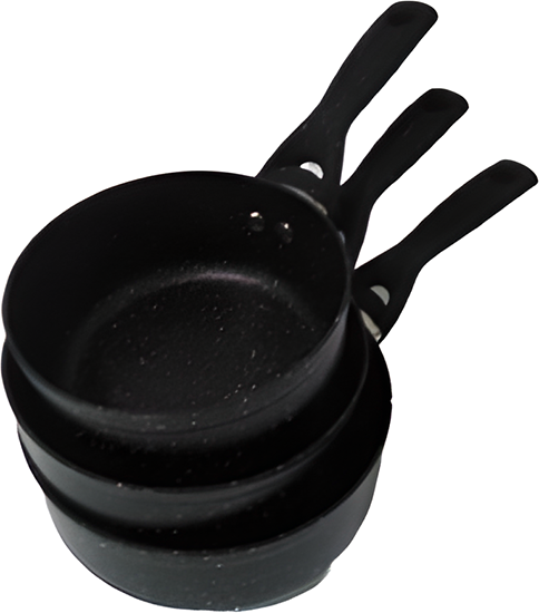 Набор сотейников с керамическим покрытием Empire V 1/1,2/2 л 3 шт.