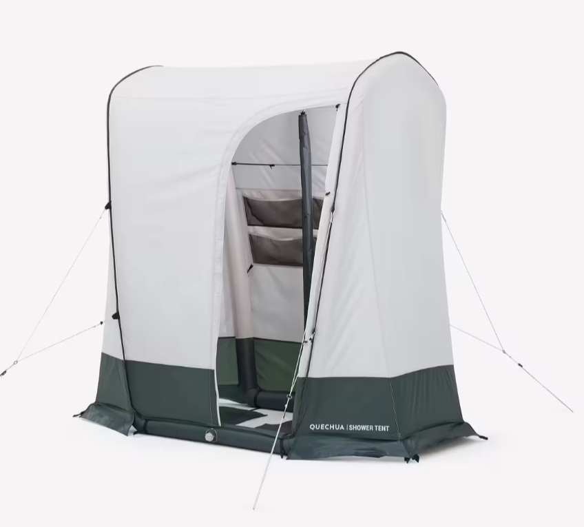 Палатка душевая надувная Quechua Airseconds Fabric Fresh на 2 человека (2561637335)