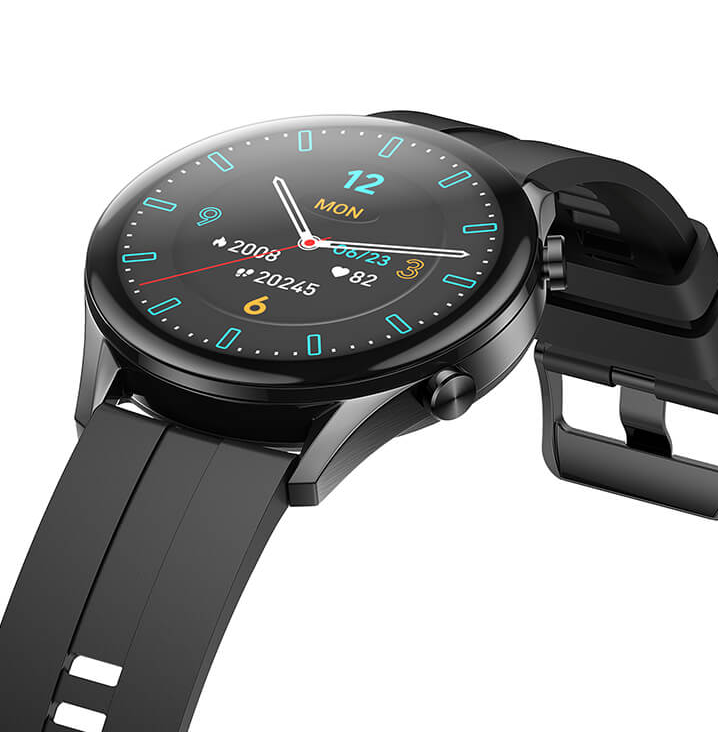 Смарт-годинник Hoco Smart Watch Y7 Track HeartRate IP68 Black - фото 7