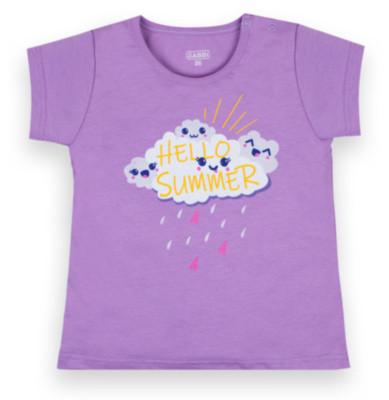 Футболка для девочки GABBI FT-21-5-2/1 Смил 98 см Сиреневый (12626)