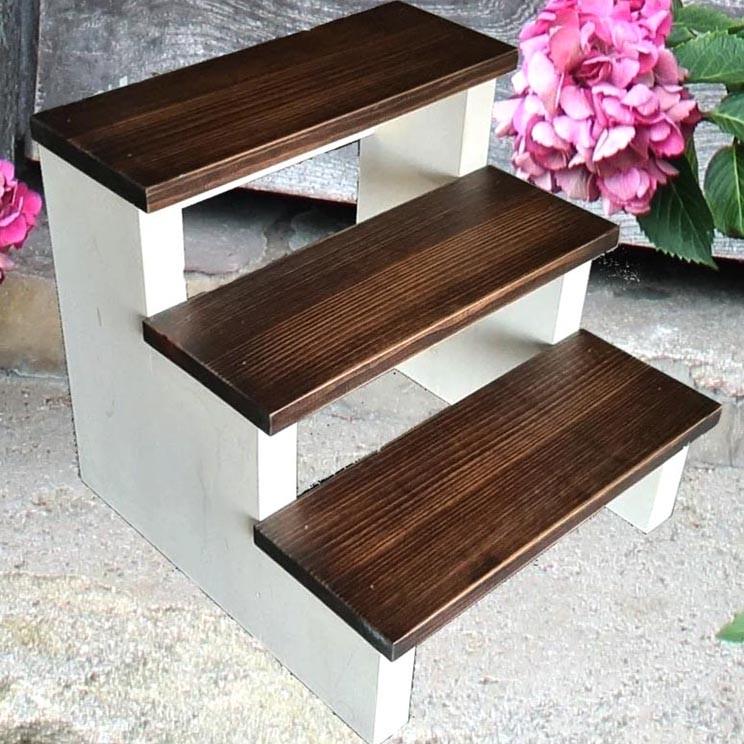 Скамейка-ступенька из дерева Блекривер Зефир/Капучино (ССТ-00172009)