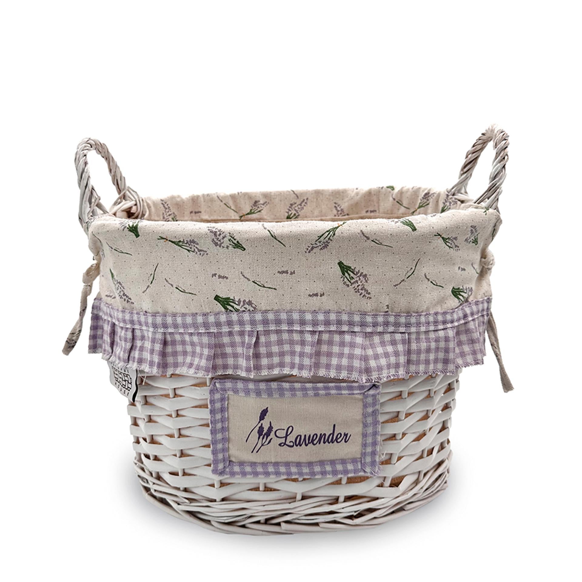 Корзина для хранения Natural House Лаванда с ручками 36х26х26 см (EW-24 M)