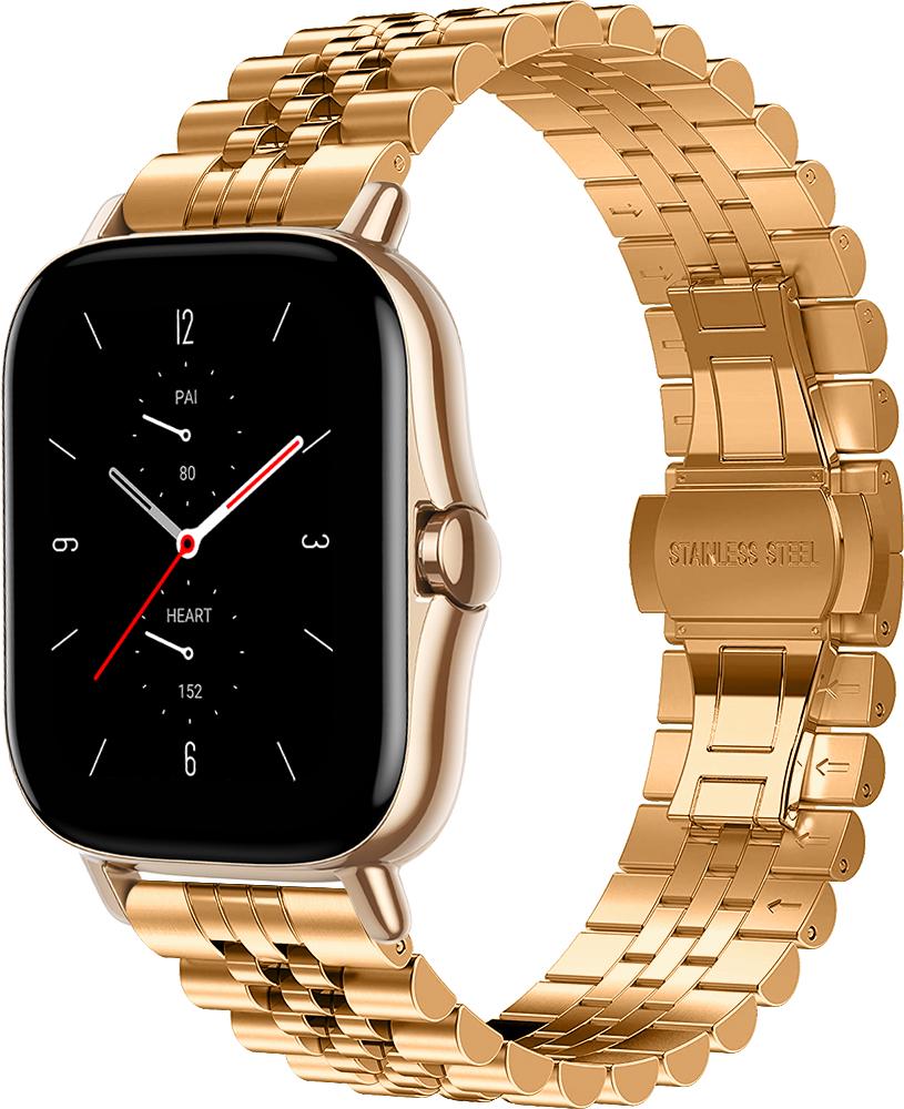 Браслет металлический Stech для Amazfit GTS 2 Rose Gold (26975-27)