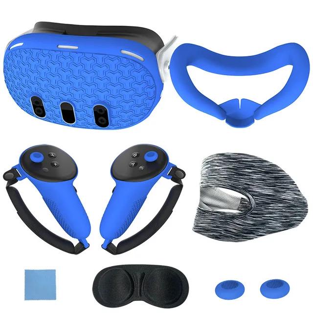 Набір чохлів та накладок для Meta Quest 3 Blue (ACS-NCCANFMQ3bl)
