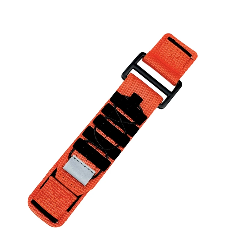 Ремінець для годинника Nylon Pro 20 мм Orange (3699)