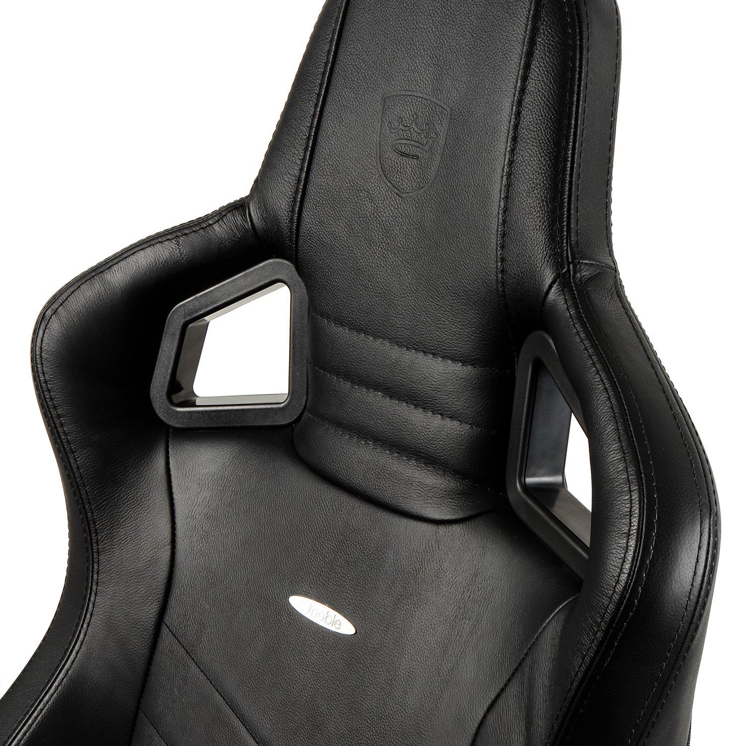 Крісло геймерське Noblechairs Epic Real Leather Black (9875578) - фото 3