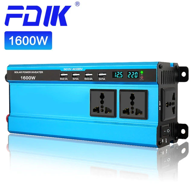 Автомобільний інвертор FDIK 1600W 12/220V (14421949) - фото 3