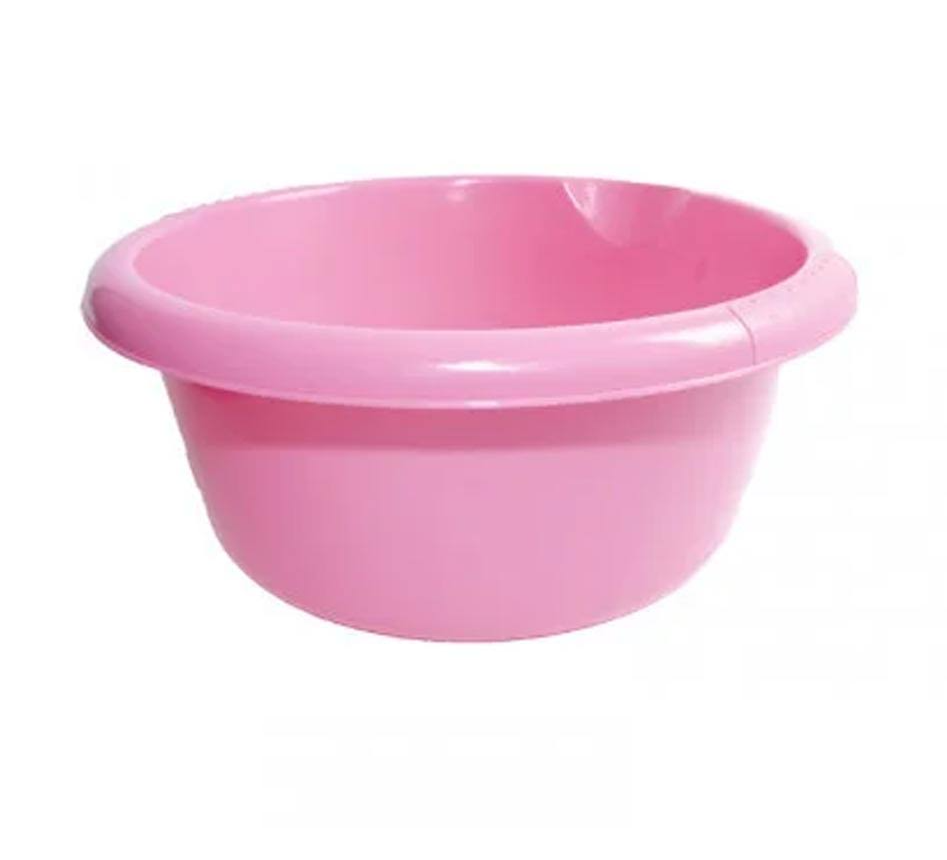 Таз круглый Консенсус 3,2 л Розовый (MCS-10174)