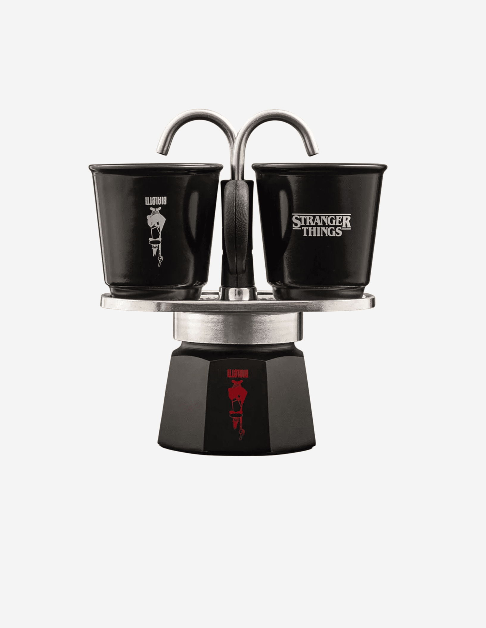 Гейзерная кофеварка Bialetti x Stranger Things Set Mini Express (0005408)