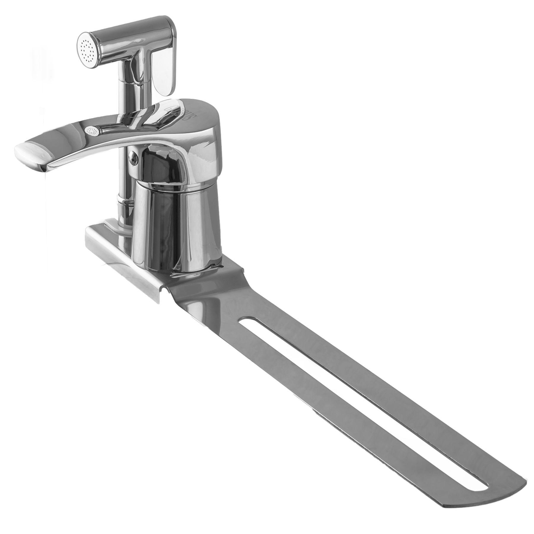 Смеситель для гигиенического душа Globus Lux QUEENSLAND на однорычажный унитаз Хром/Латунь (000014918)