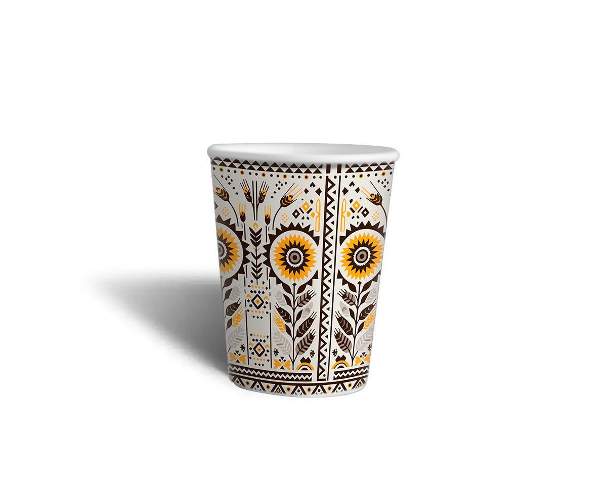 Стакан бумажный Система 98 340 мл С подсолнухами d80 мм 50 шт. (0133) - фото 2 Стакан бумажный Система 98 340 мл С подсолнухами d80 мм 50 шт. (0133) - фото 2