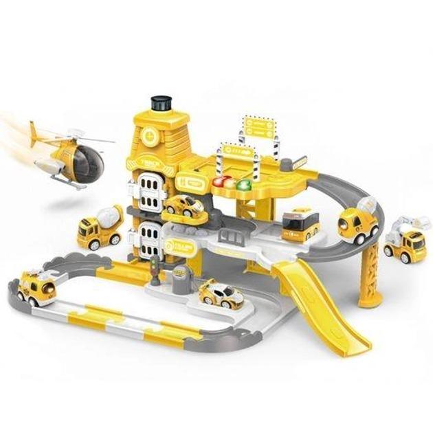 Игрушка гараж на 3 этажа стройтехника 5 шт. (CLM-003) Игрушка гараж на 3 этажа стройтехника 5 шт. (CLM-003)