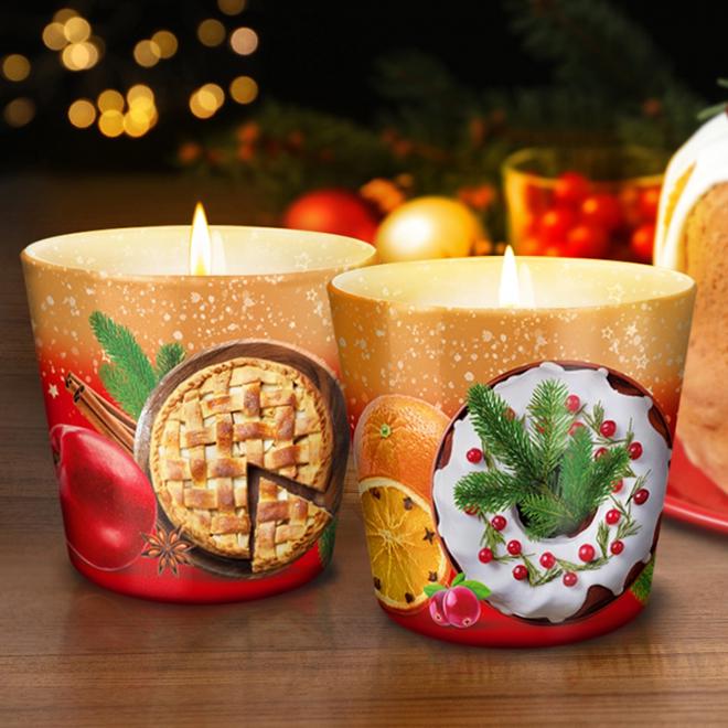 Свічка ароматична Holiday Cakes Apple Pie with Cinnamon (28861) - фото 2