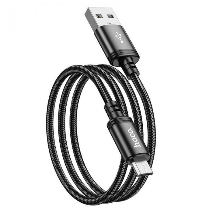 Кабель HOCO X89 Wind USB Micro USB 1 м 2.4A Чорний