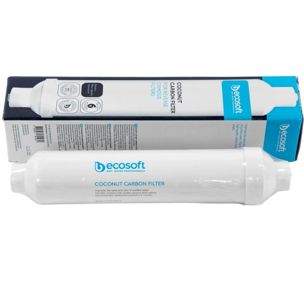 Постфільтр для зворотного осмосу Ecosoft 2х10 (2462) - фото 3 Постфільтр для зворотного осмосу Ecosoft 2х10 (2462) - фото 3