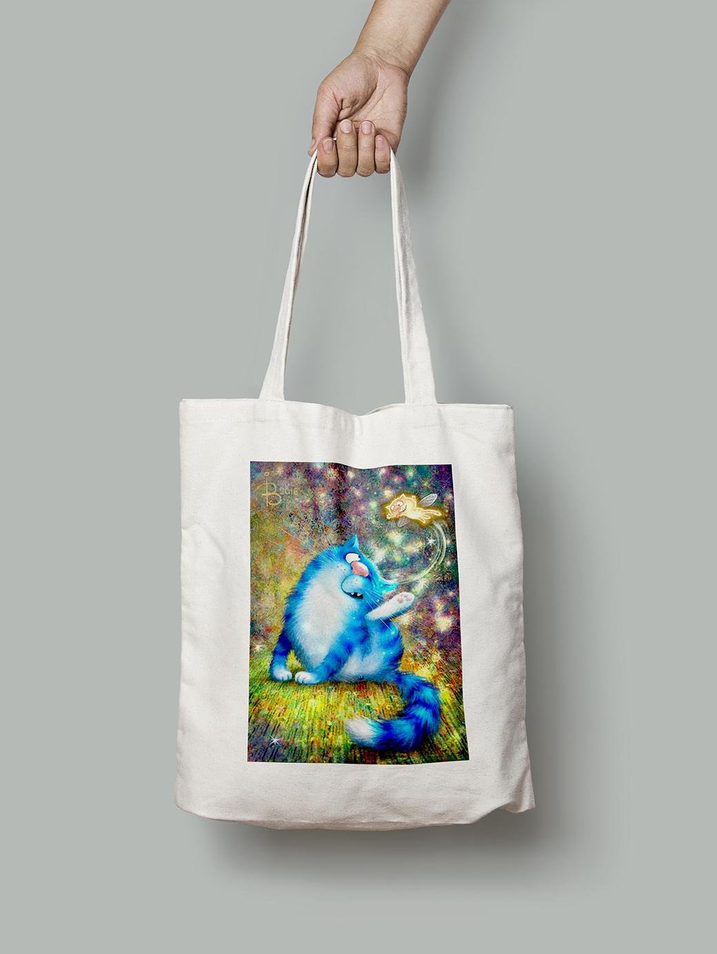 Эко-сумка Котофеечка Левого Уха шопер (rinaz_20162225013_Bag)