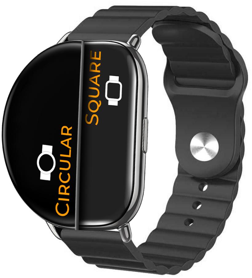 Ремешок Wave для ZEPP E Square/Circular Black (26348-2B)