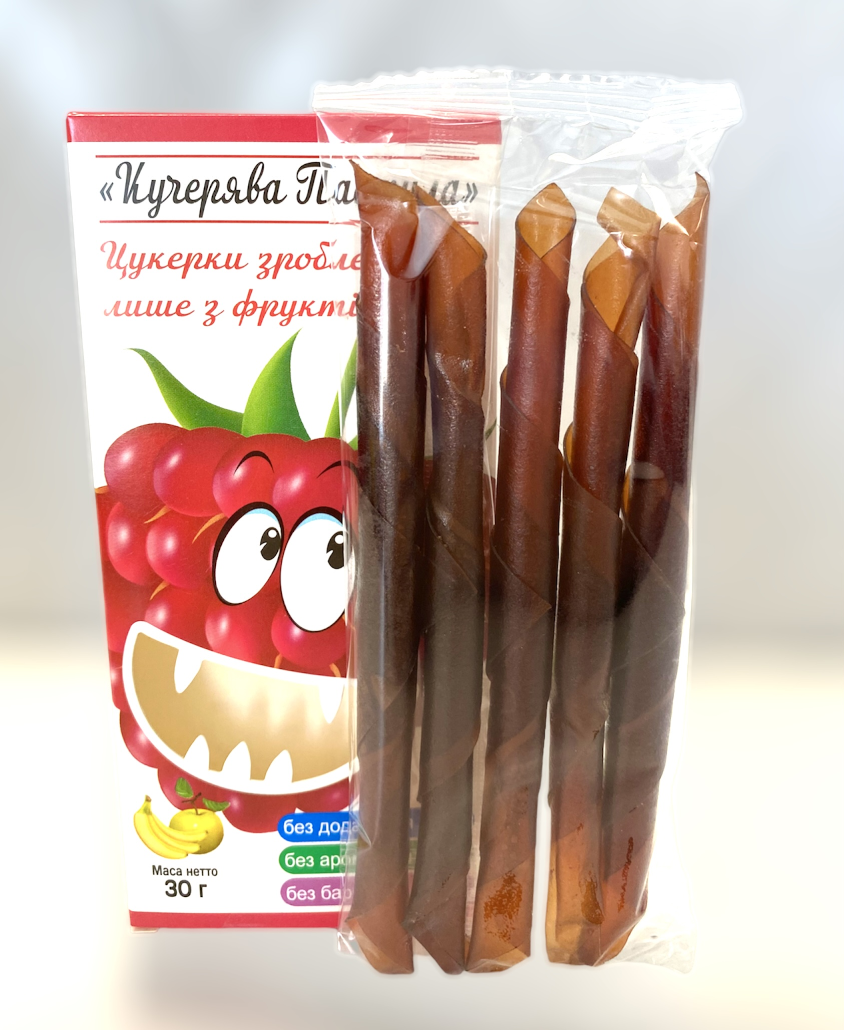 Натуральні цукерки Кучерява Пастила з малиною 30 г - фото 2 Натуральні цукерки Кучерява Пастила з малиною 30 г - фото 2