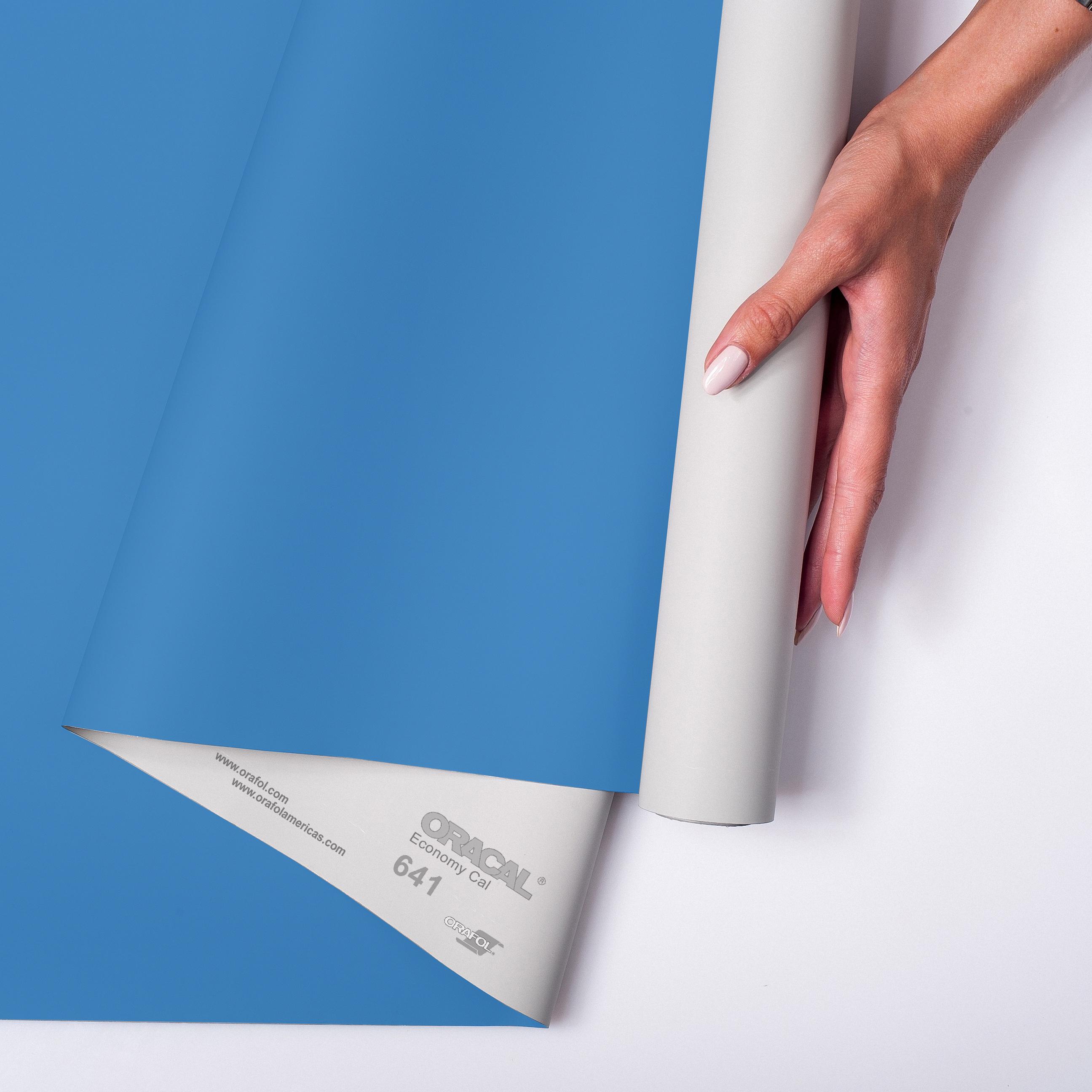 Самоклеющаяся пленка аппликационная ORAFOL 641 1x50 м мат 052 Лазурный (00-00014316)