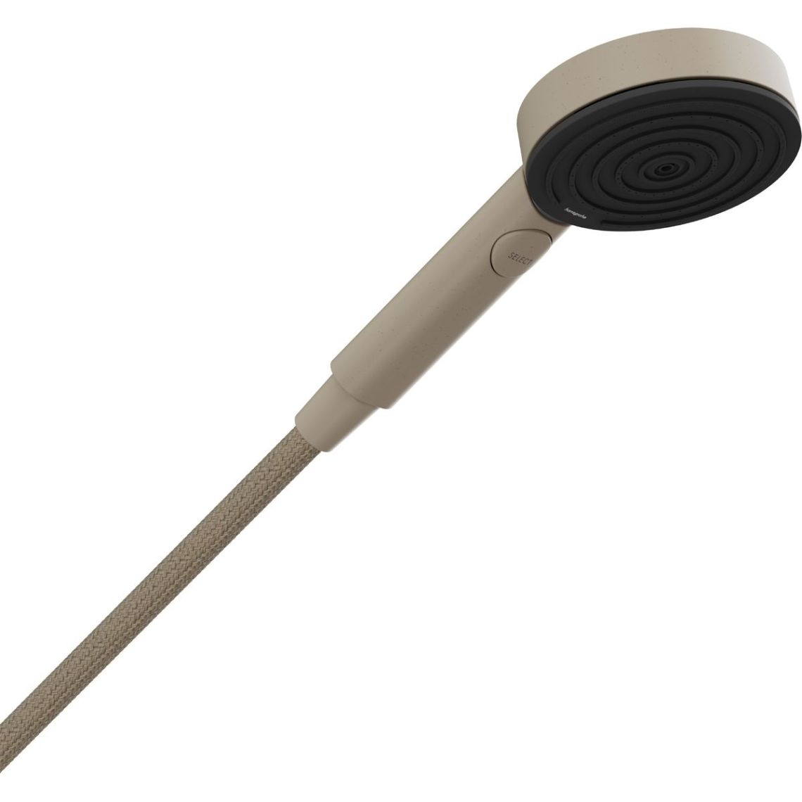 Лійка для ручного душу Hansgrohe Pulsify Planet Edition Select Relaxation 105 3je EcoSmart+ 26077210 пластик Бежевий (LM-26077210)