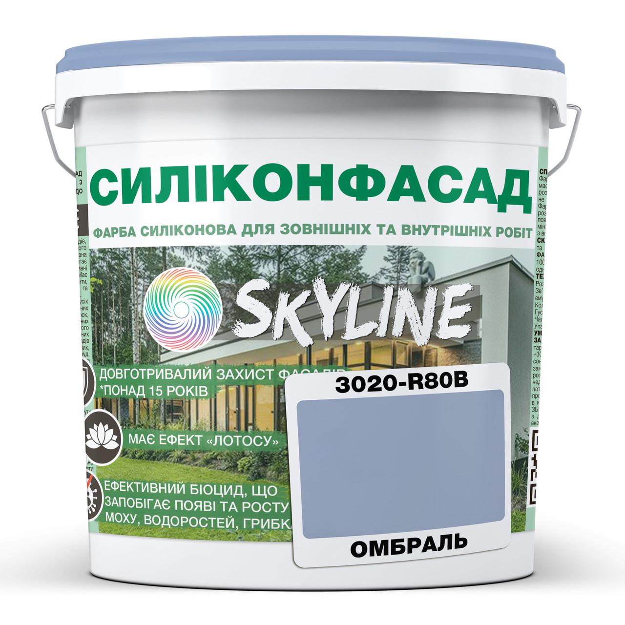 Краска фасадная SkyLine 3020-R80B Силиконфасад 3 л Омбраль (2595725020) - фото 1 Краска фасадная SkyLine 3020-R80B Силиконфасад 3 л Омбраль (2595725020) - фото 1