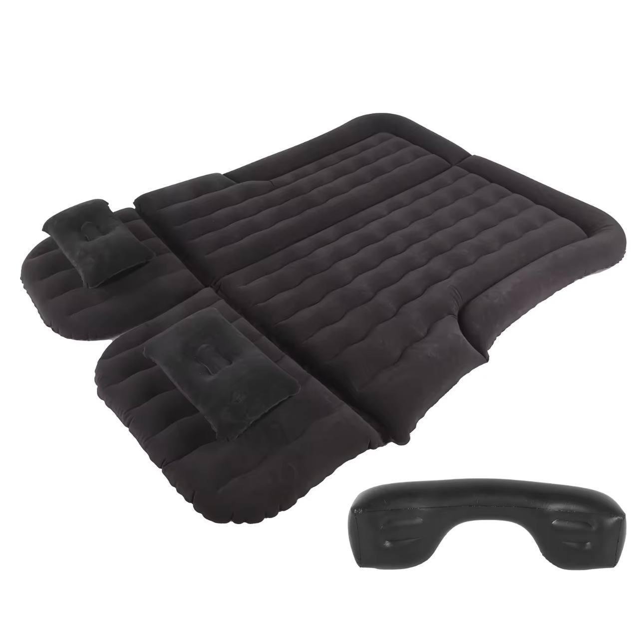 Надувной матрас в авто Car Travel Bed с насосом и тумбой 174х126 см Black (j1h-yow-3f3) - фото 6