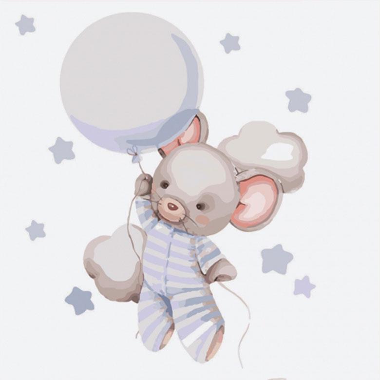 Картина по номерам Идейка КН2336 Путешествие к звездам 30х30 см (L053528)