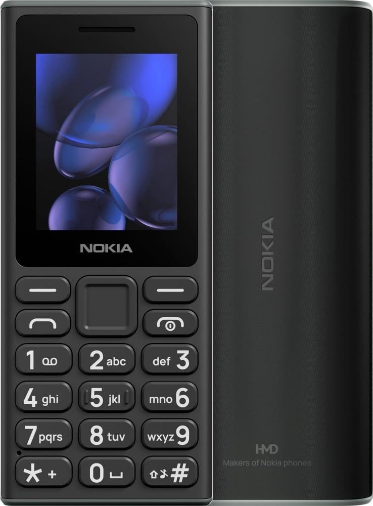Мобильный телефон Nokia 105 Dual SIM TA-1684 Черный (7079494)