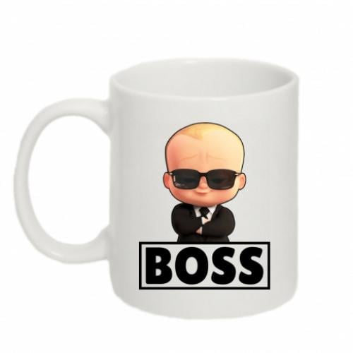 Чашка керамическая Boss Baby 320 мл Белый (7569267-1-143494)