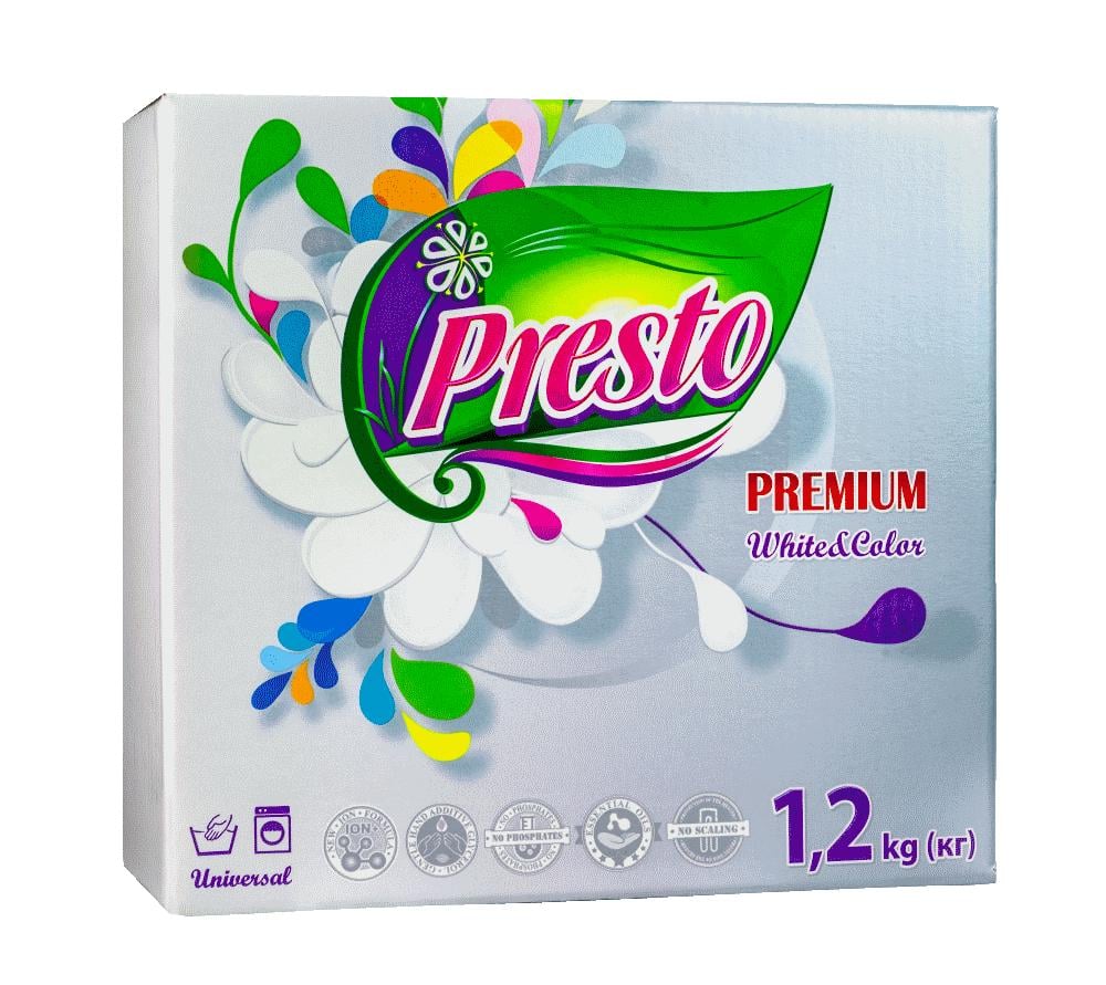 Пральний порошок Presto 1,2 кг (75776)