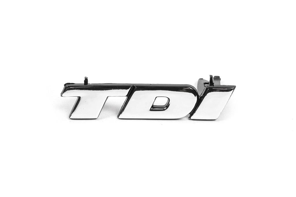 Надпись в решетку TDI OEM для Volkswagen T4 Caravelle/Multivan Хром (33169)