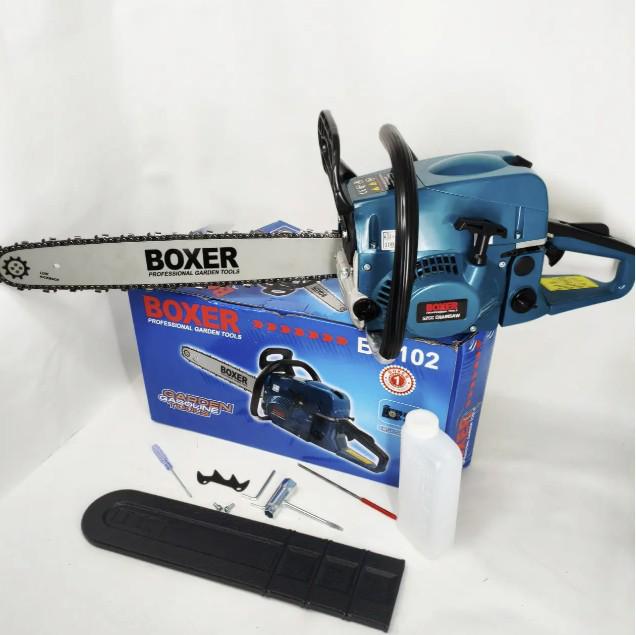 Бензопила Boxer 5.9 кВт 52 см3 шина довжиною 45 см антивібраційна система для комфортної роботи