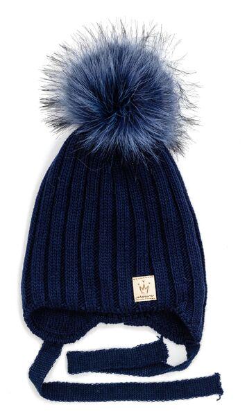 Шапка детская для девочек Корона D952 флис 46-50 см Сиреневый - фото 3 Шапка детская для девочек Корона D952 флис 46-50 см Сиреневый - фото 3