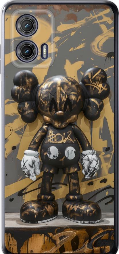 Чехол на Motorola G73 Bronze kaws (6097u-3196-42517)