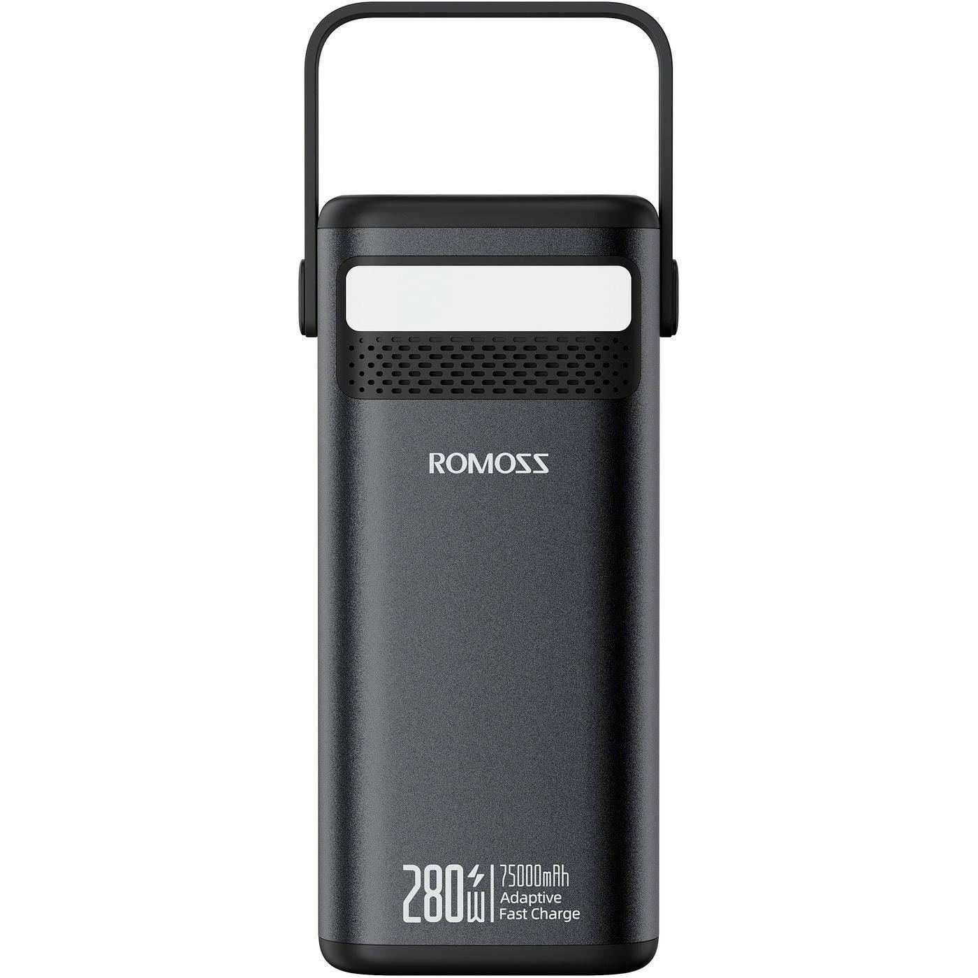 Внешний аккумулятор Romoss PMT75 75000 mAh 280W Black (PMT75-1E2-2113H) Внешний аккумулятор Romoss PMT75 75000 mAh 280W Black (PMT75-1E2-2113H)