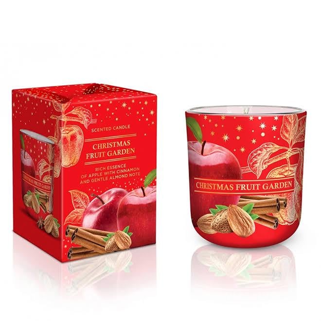 Свечка ароматическая Christmas Fruit Garden Apple with Cinnamon (28824)