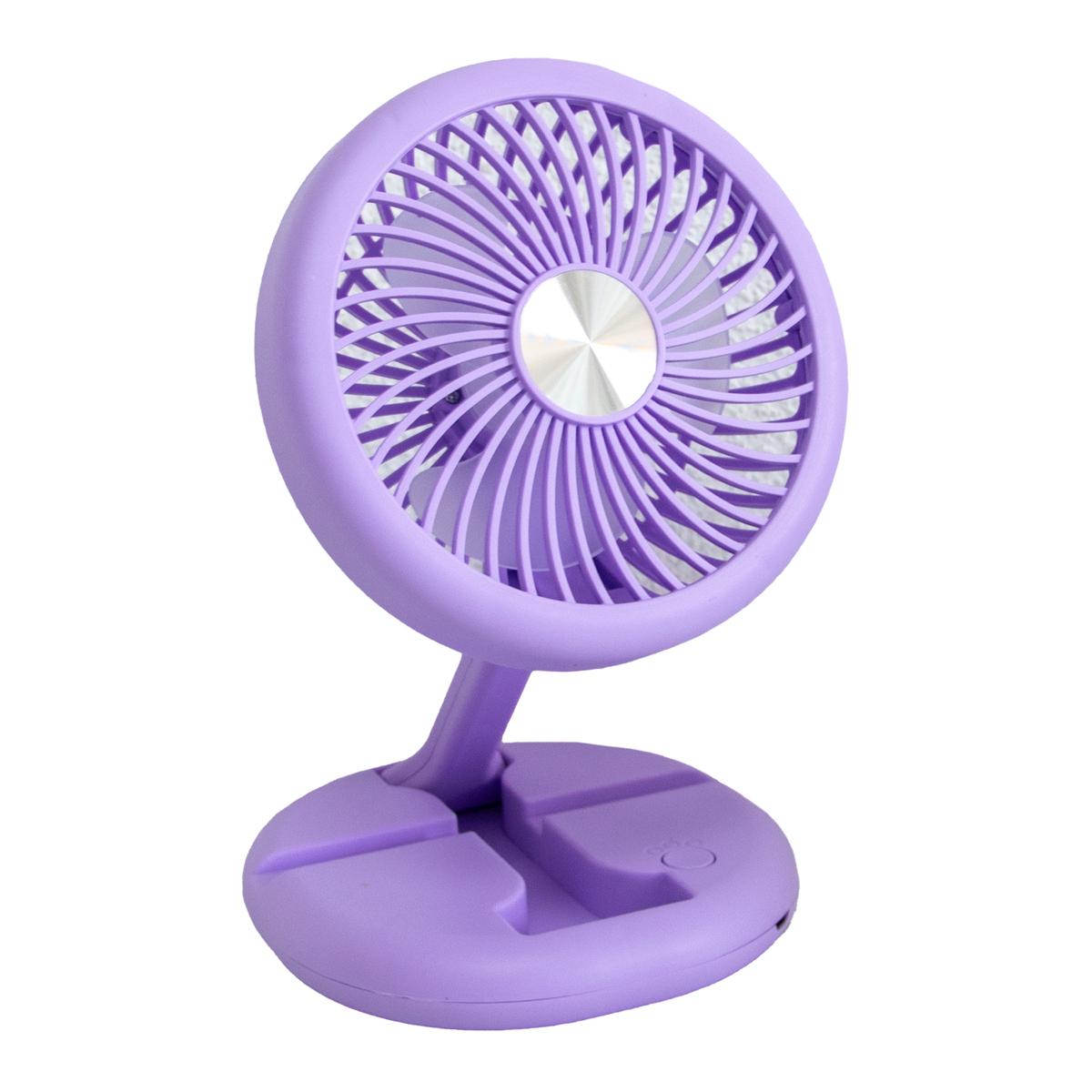 Вентилятор аккумуляторный Mini Fan W1646 Фиолетовый (1011031-Violet-4)